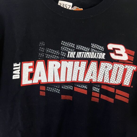 Winners Circle Nascar Mens Black T Shirt Large The Intimidiator 3 Dale Earnhardt - Picture 5 of 10